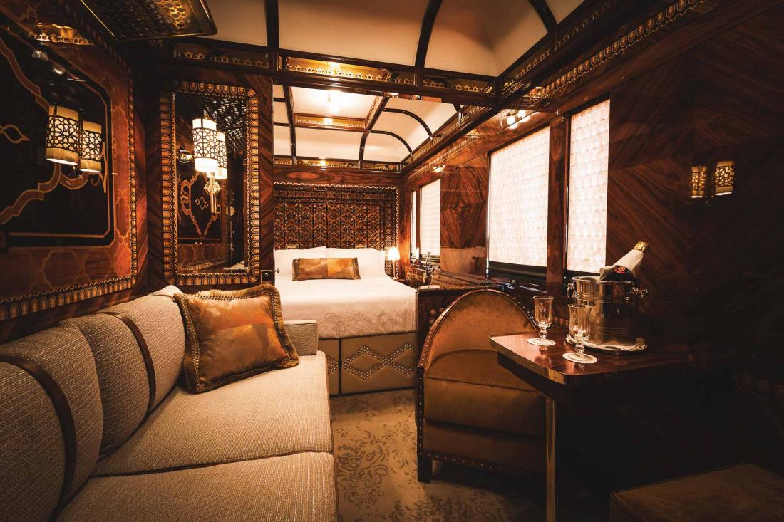 Intérieur des Grand Suites du Venice Simplon-Orient-Express